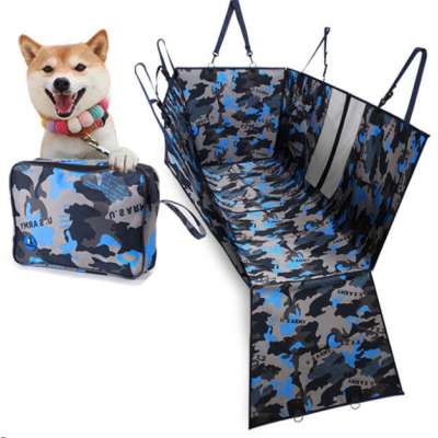 Pet Car Seat Cover for Dog with Mesh Window Pet Back Seat Protector Mat Pet Seat Cover Dog Hammock